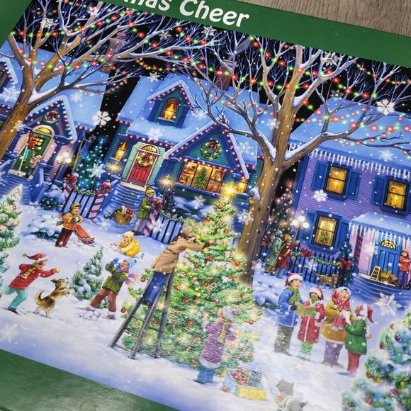 Vermont Christmas Randy Wollenmann Christmas Cheer 1000 Piece Jigsaw Puzzle - Picture 4 of 4